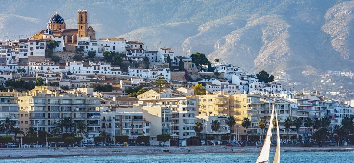 Views of the village of Altea