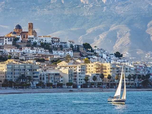 Views of the village of Altea