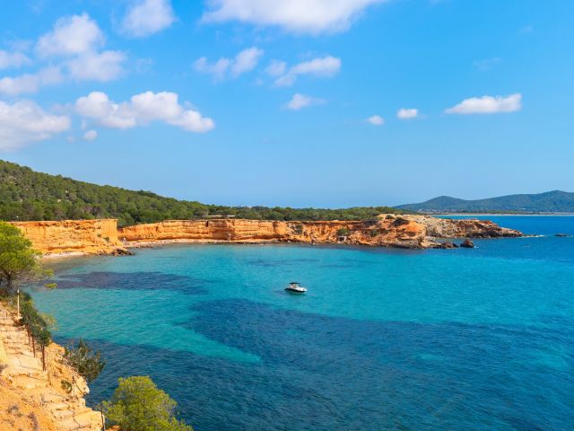 Es Bol Nou, Beach, Ibiza, Spain