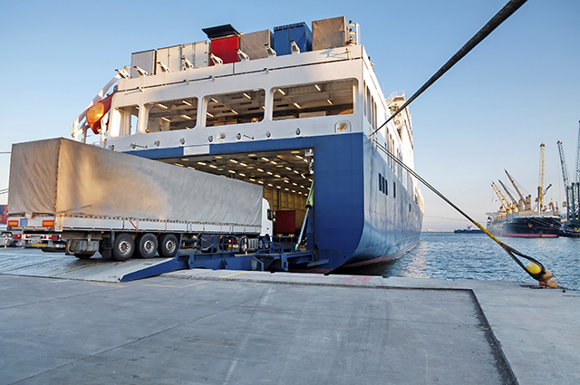 Shipping and Trucking Transportation - RO-RO Transport (Roll On/