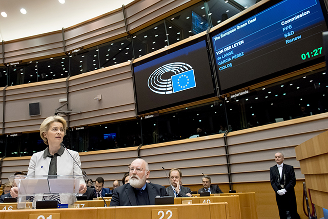 Presentation of the European Green Deal by Ursula von der Leyen, President of the EC