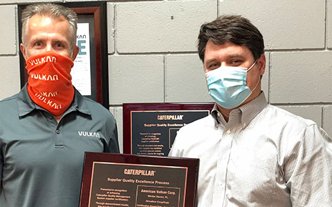 again caterpillar award avc platinum