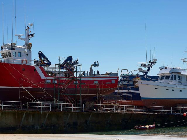 Ribeira,(spain).,June,22,,2020.,Shipyard,For,The,Repair,Of