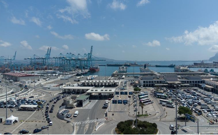 Algeciras,08.07.22.OPE, Operacion Paso del Estrecho, puerto de Algeciras FOTO: Sergio Rodriguez. archsev