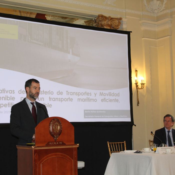 Núñez presenta su estrategia marítima para impulsar la sostenibilidad y competitividad del sector