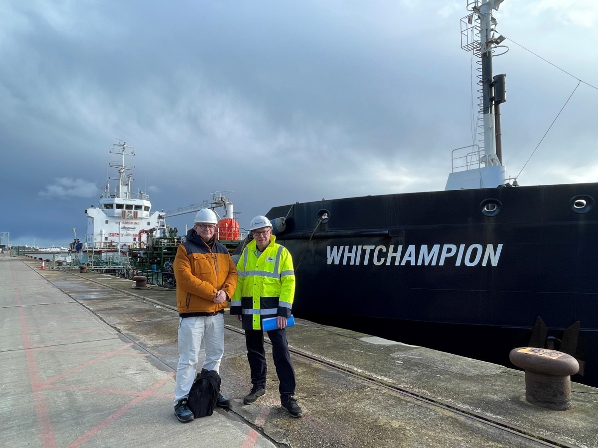 Whitchampion, de Whitaker, se convierte en el primer buque cisterna de suministro autorizado para cargar, transportar y mezclar FAME B100 a bordo 20 47141dc42b82e7e11697f08482613422311ddb03