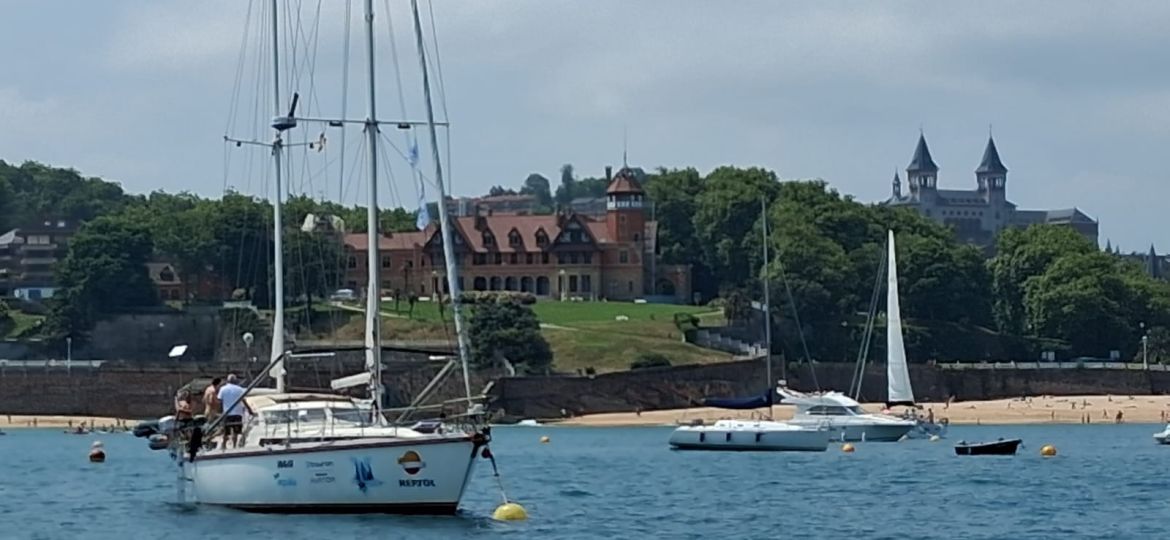 El Camino a vela a su paso por Euskadi