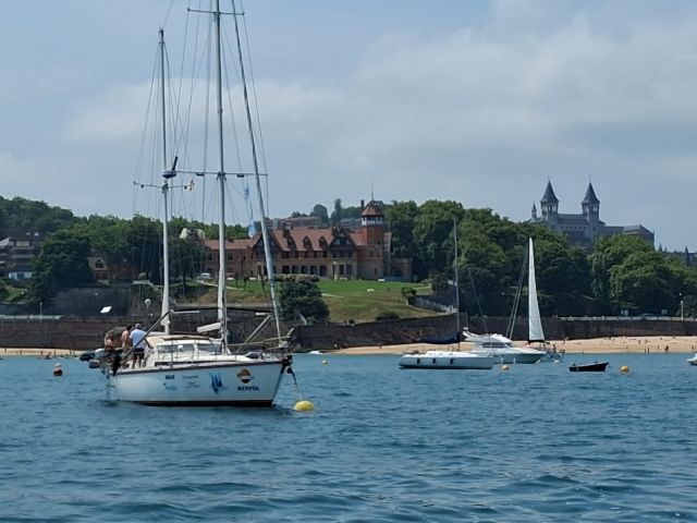 El Camino a vela a su paso por Euskadi