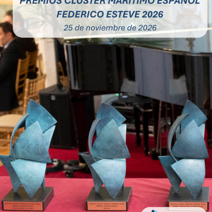Los Premios Clúster Marítimo Español Federico Esteve ya tienen fecha