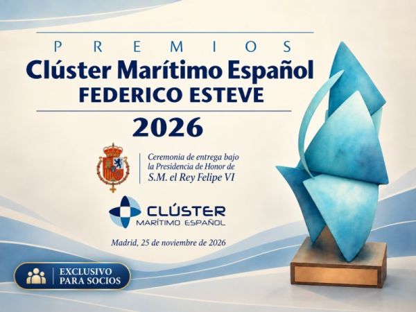 Su Majestad el Rey Felipe VI acepta la Presidencia de Honor de los Premios Clúster Marítimo Español Federico Esteve 2026